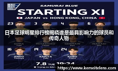 日本足球明星排行榜揭晓谁是最具影响力的球员和传奇人物